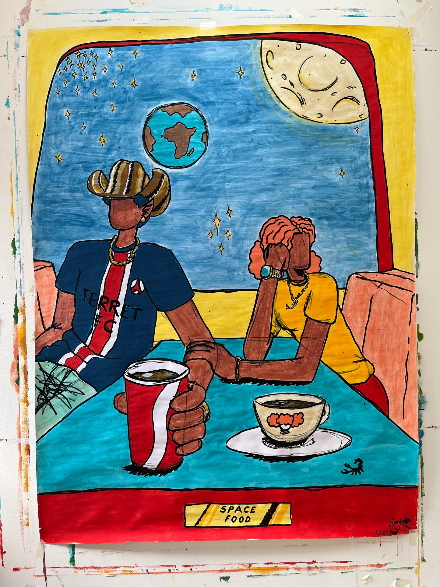 Affiche Une dispute même dans l’espace